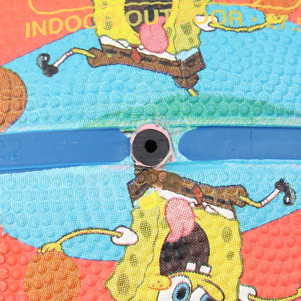 SPALDING SpongeBob SquarePants Character Rubber, Size 5, 85-043J, Basketball, Outdoor Use, Collaboration