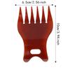 3PCS Smooth Edges Wide Tooth Combs Compact Size Detangling Comb Styling Comb Set  Home Use