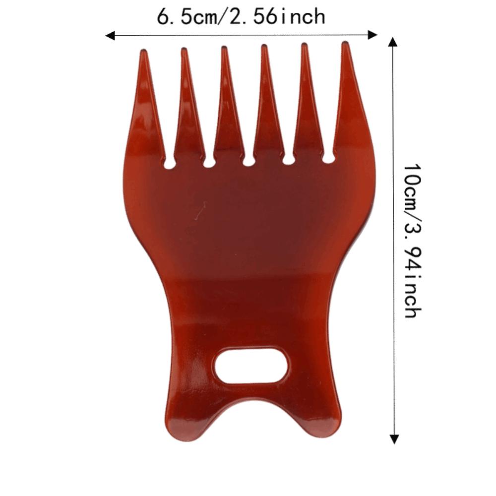 3PCS Smooth Edges Wide Tooth Combs Compact Size Detangling Comb Styling Comb Set Home Use