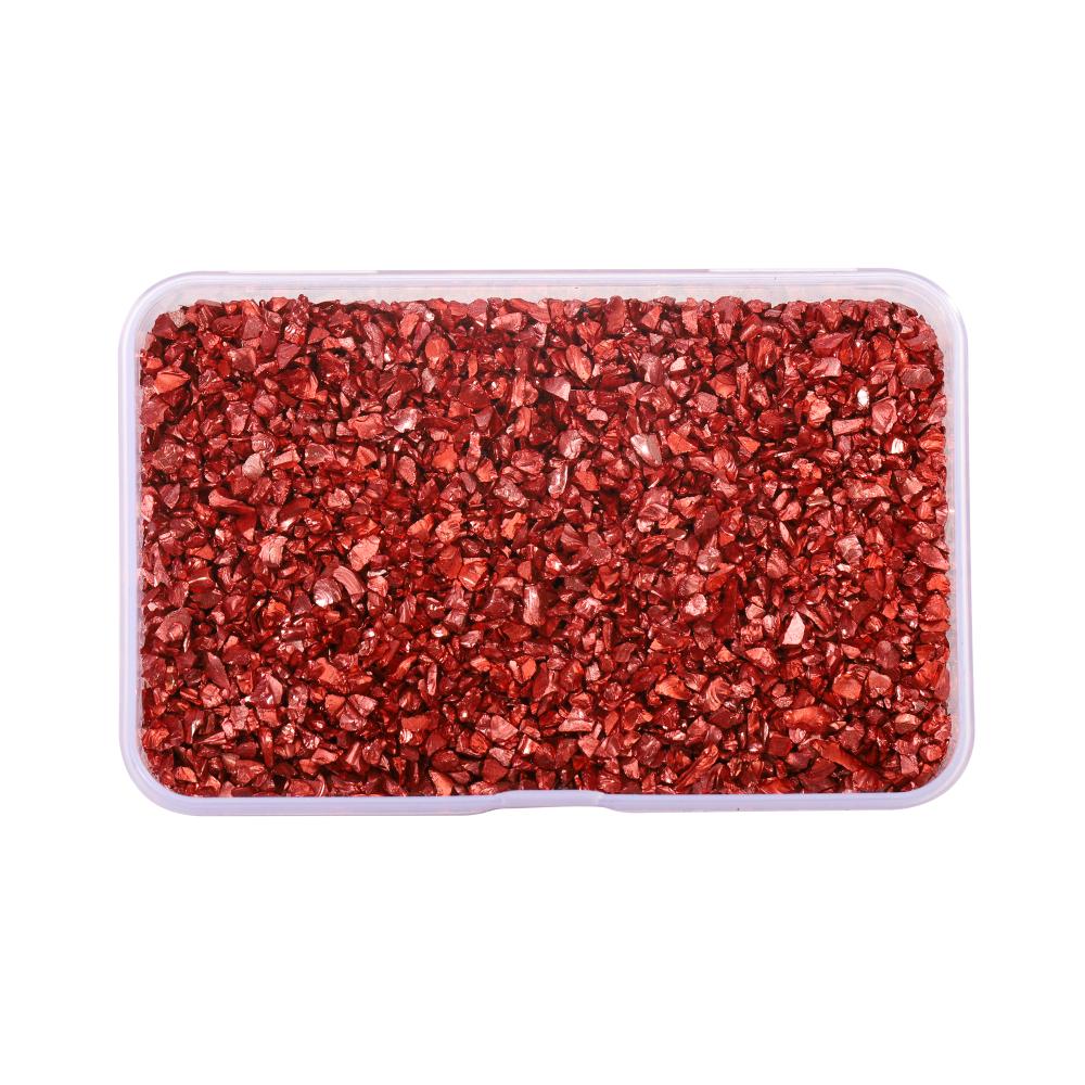 30/50/80 g/caixa cor pedras de vidro esmagado resina enchimento para diy resina cola epoxy molde irregular cristal arte do prego decoração jóias fazendo