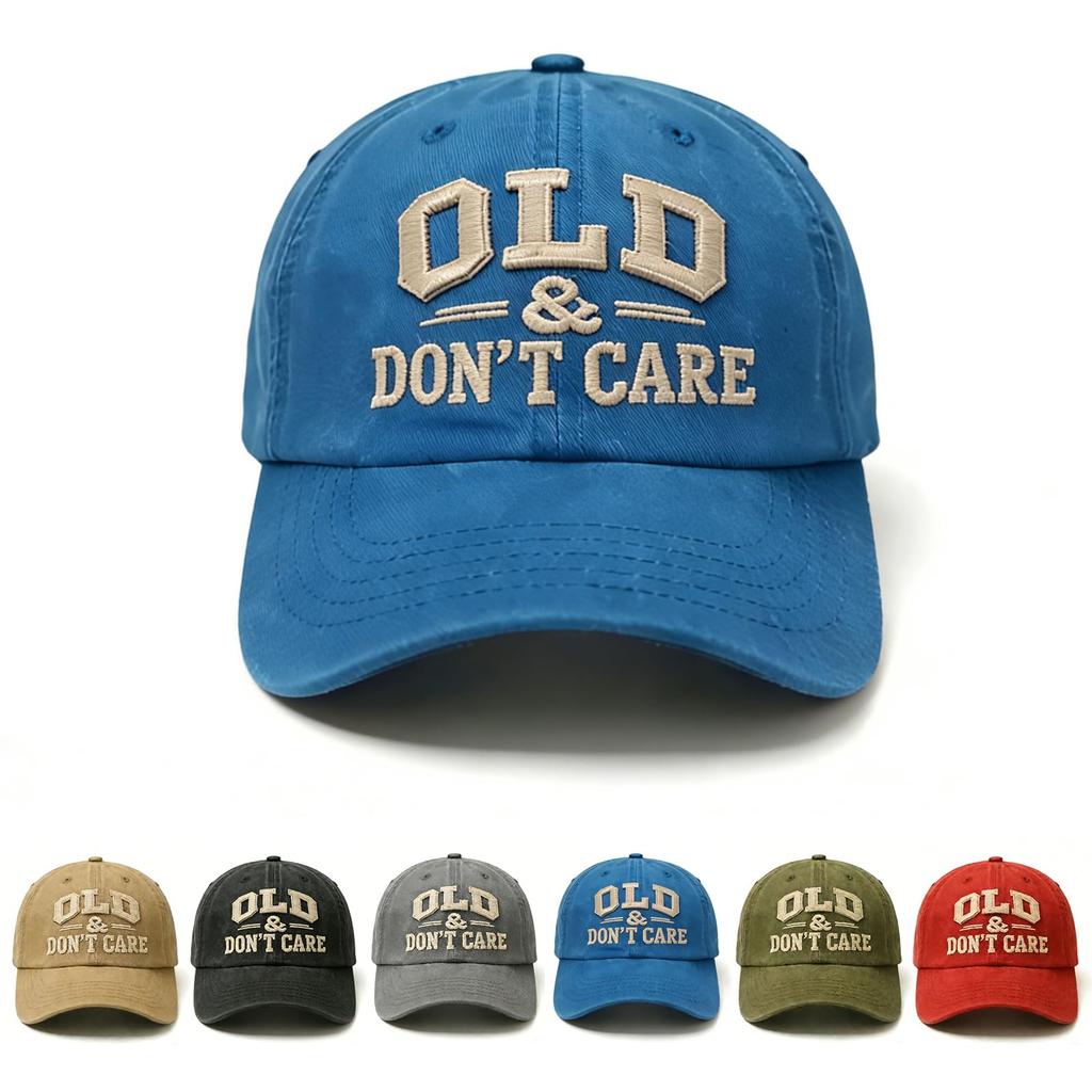 Adjustable Baseball Cap Embroidered Distressed Baseball Cap Embroidery Baseball Cap Comfortable For Gifting Outdoor Activities