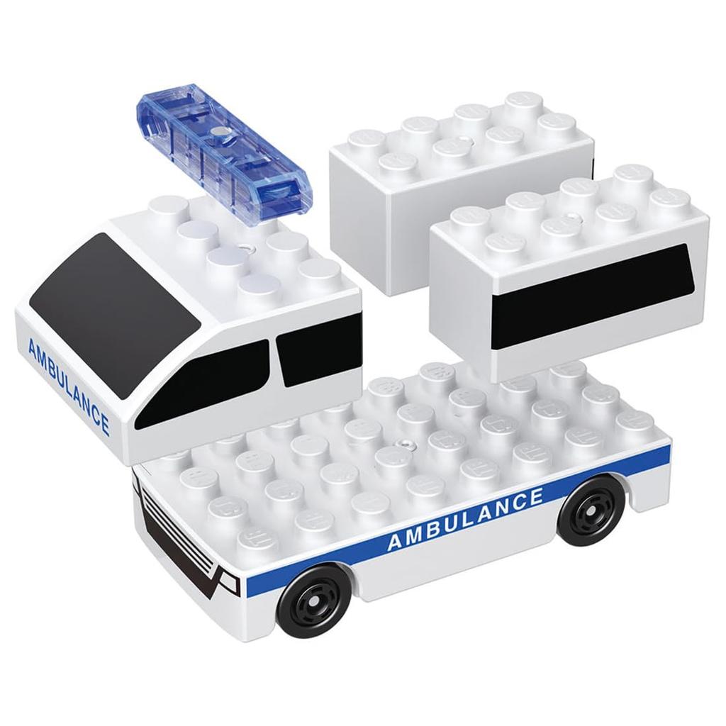 TAKARA TOMY Tomica Plarail Block Fire Rescue Set Ages 3 and & (Toy, Up)