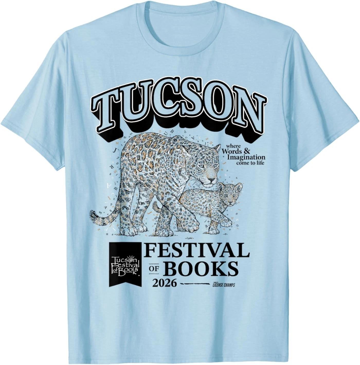 Tucson Festival of Book 2026 Critter Jaguar T-Shirt S