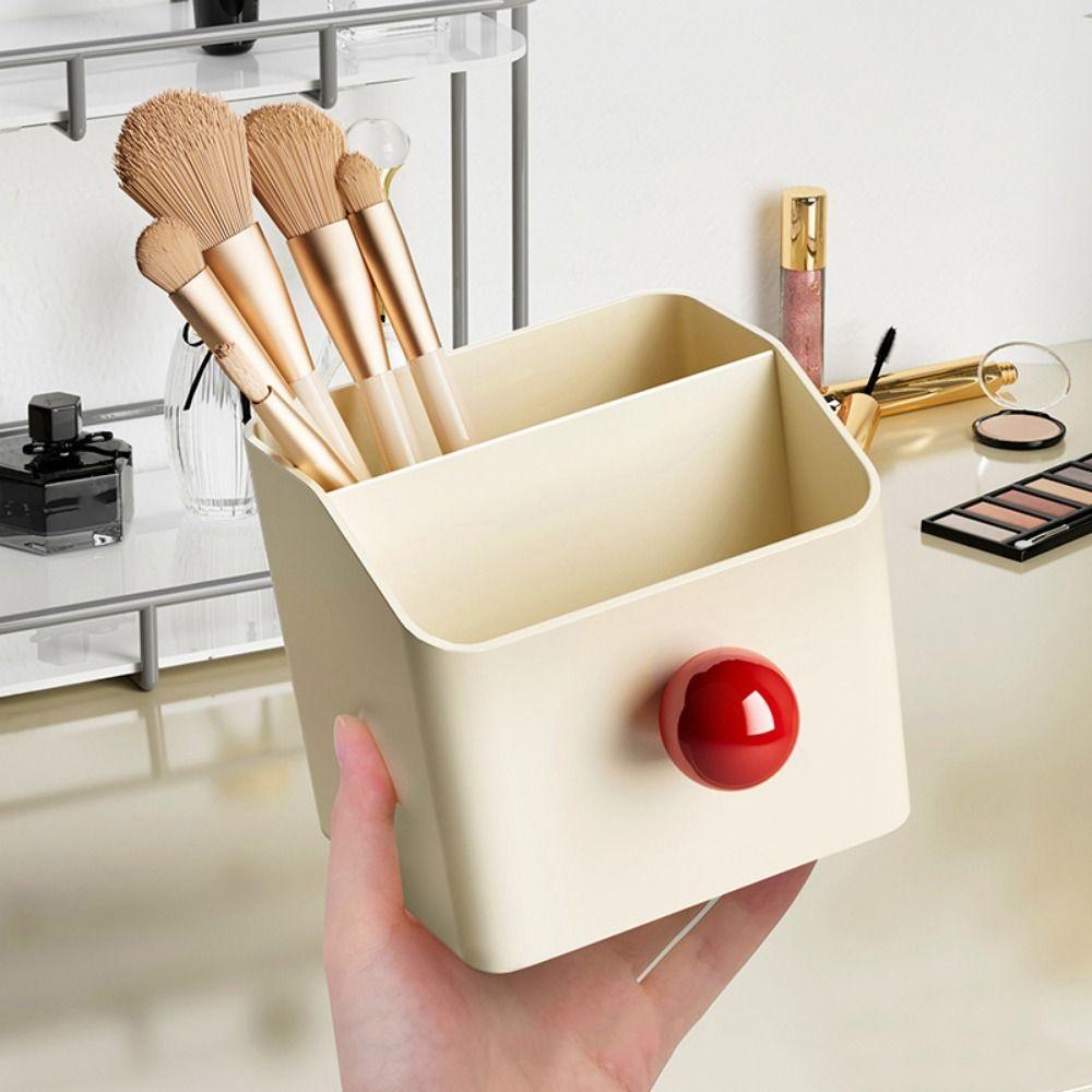 Cute Makeup Brush Holder Creative Pen Holder Makeup Brush Storage Bucket Desk Accessories