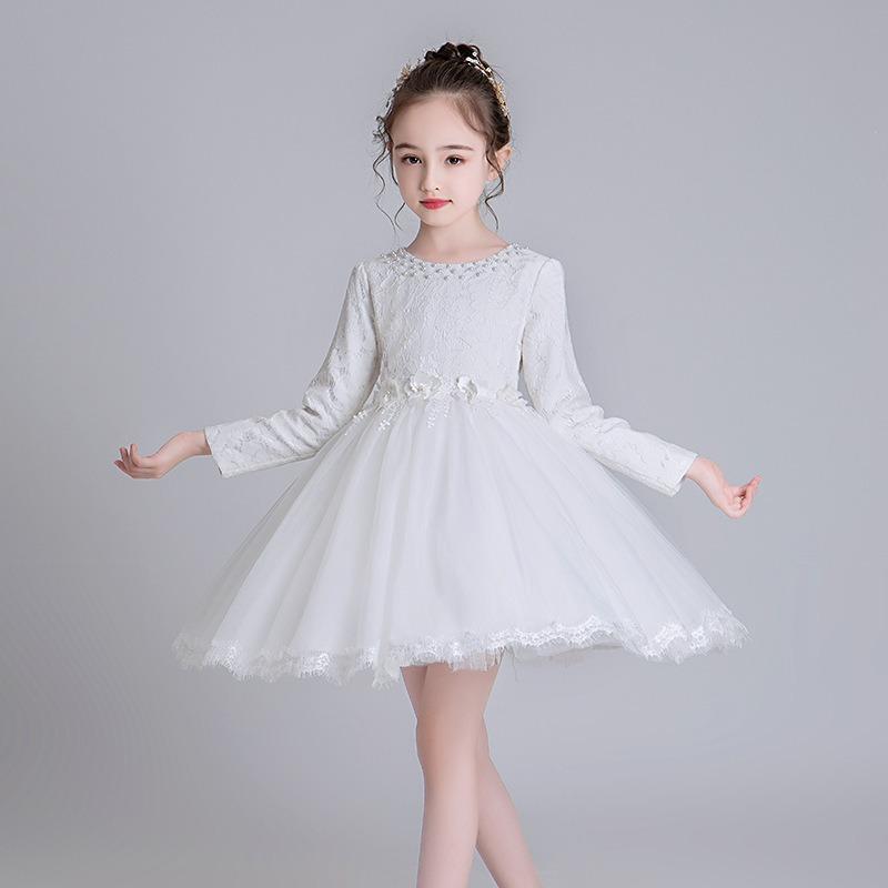 Girls Princess Tulle Formal Party Dress For Big And Little Kids Children