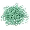 Colorful Open Jump Rings for DIY Jewelry Making - Round Single Loop Iron Rings for Beading Bracelets