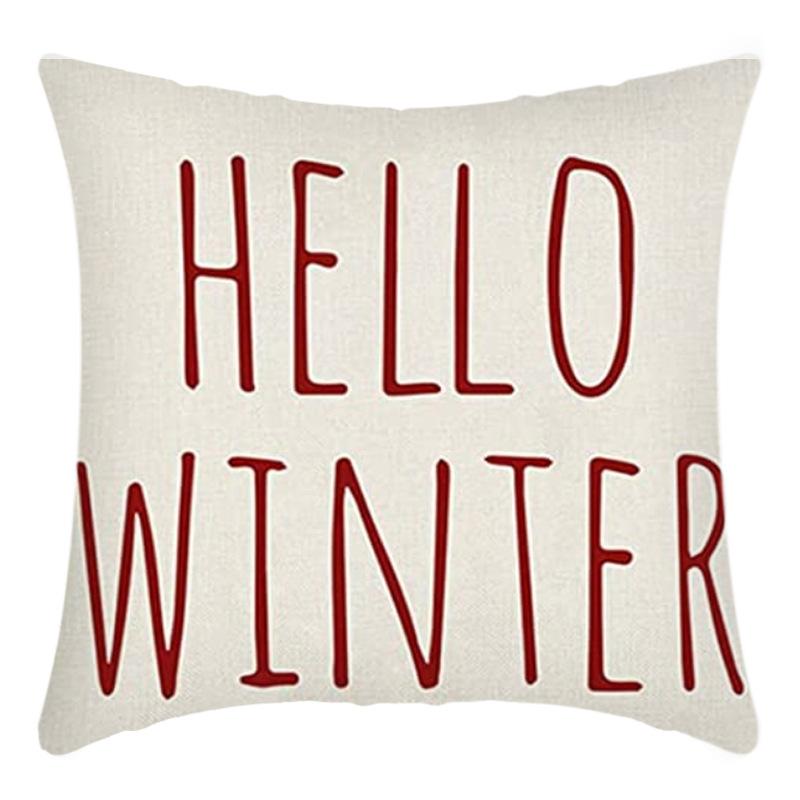 Weihnachts-Überwurf-Kissenbezug Heimdeko Weihnachtsgeschenk Kissen Sofakissenbezug Kissenbezug