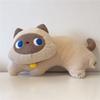 Cute Animal Dopamine Cat Plush Pillow With Embroidered Design For Students And Home Decor