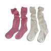 Women's Chunky Knit Over-the-Knee and Mid-Calf Mesh Socks - Breathable Ice Silk, Perfect for Outer Wear