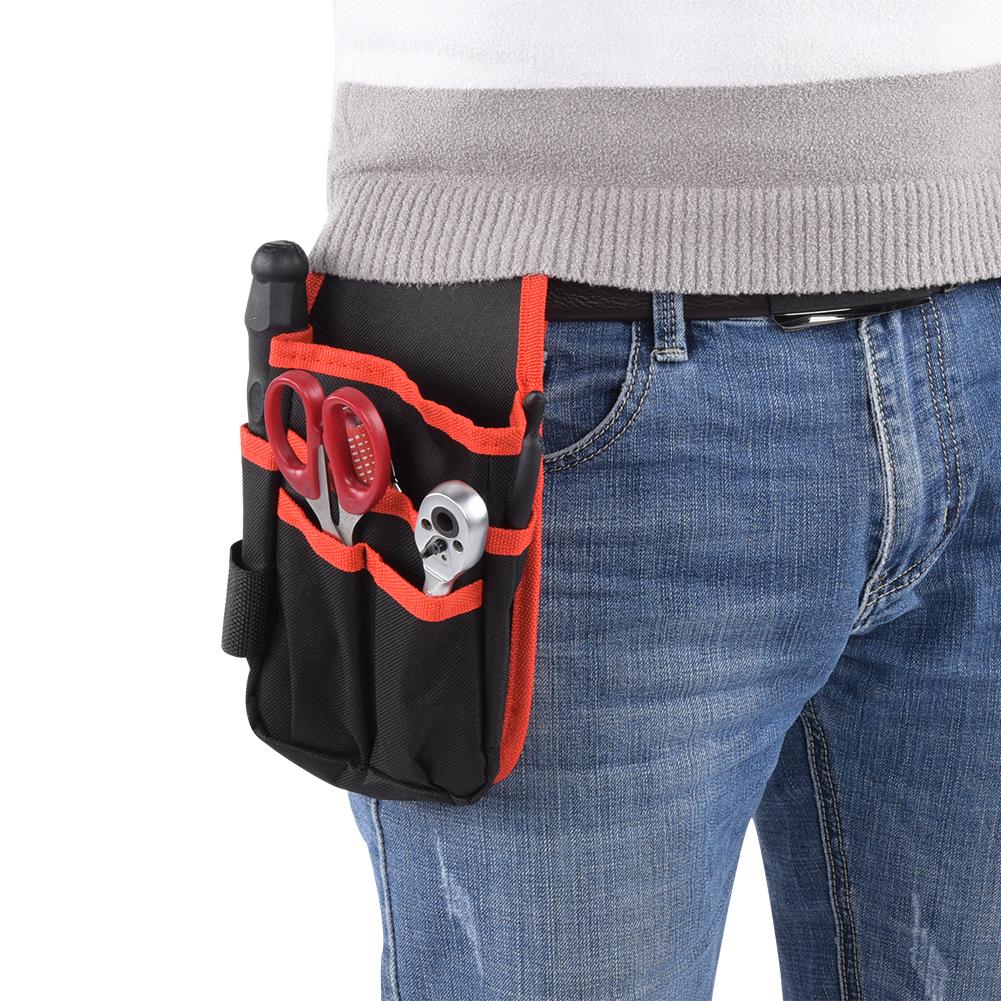 Oxford Cloth Portable Multifunction Tool Pouch Outdoor Mountain Climbing Camping Waist Bag with