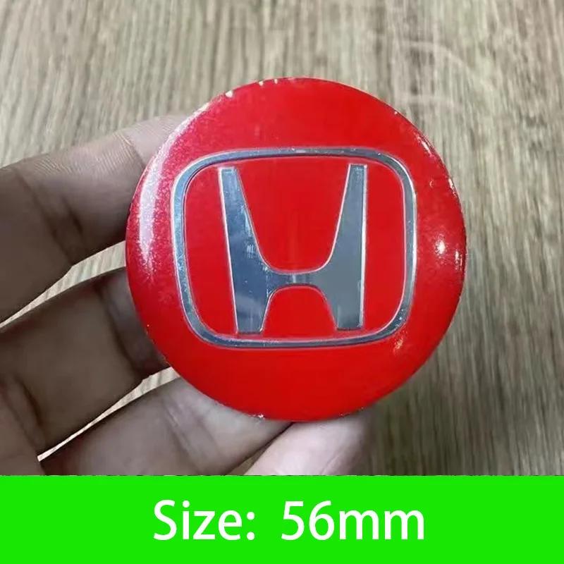 45-65mm Car Wheel Center Hub Cap Emblem Sticker Accessories For Honda Civic FIT Accord Prelude CRV 5Th City XRV CRV HRV Odyssey