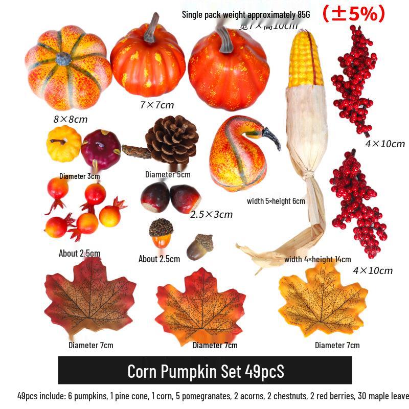Pumpkin Model Halloween DIY Decoration Props and Accessories