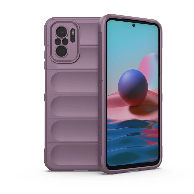 For Xiaomi Redmi Note 10 Pro 10S 4G Back Cover Phone Case Soft Liquid Silicone Anti-fall Shockproof Protect Funda Coque Cases