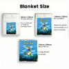 Pokemon Soft Flannel Blanket Warm Cozy Throw for Bed Sofa All Season Home Decor Perfect Gift for Kids and Fans THW
