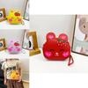 Girls Cartoon Animal Crossbody Bag Durable Polyester Shoulder Purse Adjustable Strap Toddler Gift