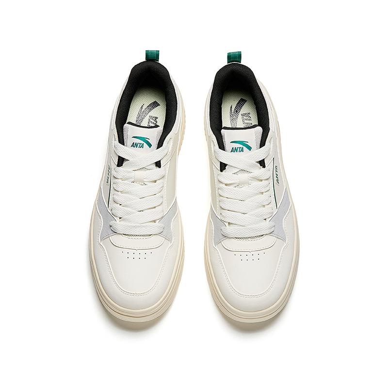 Anta Lightweight Versatile Sneakers Men Sneakers Ivory-White Sand-Gray Peacock-Green 912518004-4