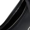 Calvin Klein Metallic Monogram Leather Shoulder Bag Medium Women bags Space-Black 4F3263G-UB1