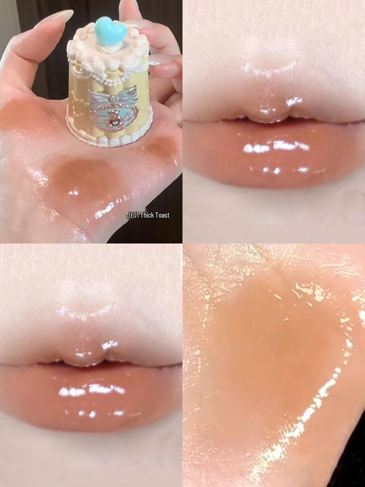 Sweetheart kleiner Bär Film-bildendes Lippen-Gelee-Glasur-Set - Erfrischender, nicht klebriger Glanz für sofortige Glas-ähnliche Lippen.