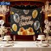 Party Backdrop Happy Birthday Birthday Photo Booth Background Front Door Decor
