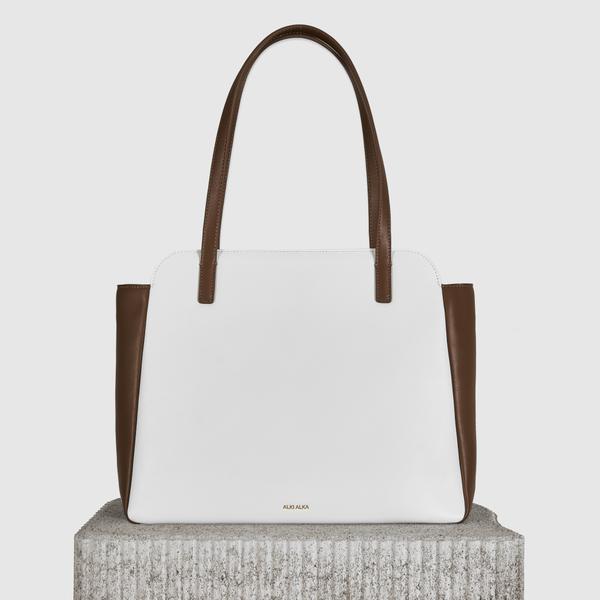 Unibag Tan Brown Shoulder and Tote Bag, Akakunib2020-7000005265