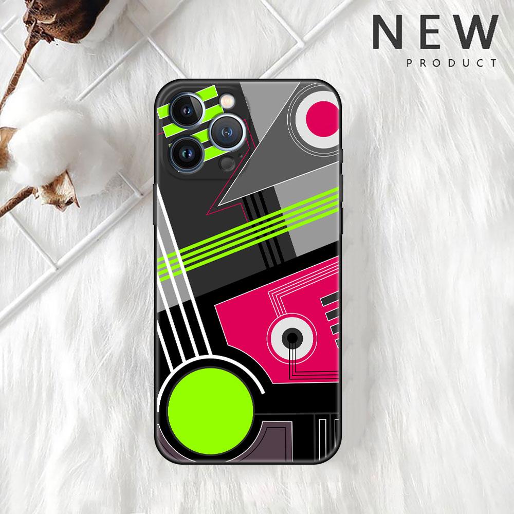 

Чехол с геометрическим градиентом для Apple iPhone 14 Pro Max 13 11 12 Mini SE 7 8 Plus X XS 6 6S, силиконовый чехол для телефона, мягкий TPU Funda Capa iPhone 6 6S Plus