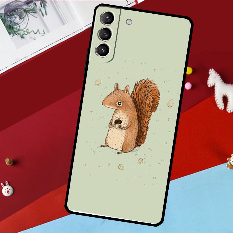 

Мультяшная Белка Чехол Для Samsung Galaxy S25 S23 S22 S20 S24 Ultra S9 S10 Plus S21 FE S25 FE Чехол для Телефона Galaxy S22