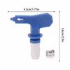 Blue Airless Paint Nozzles 211 313 315 415 417 515 517 523 623 For Airless Spraying Machine Tips And Paint Sprayer Machine Parts