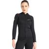 Haut de combinaison intégrale en néoprène 1,5 mm pour femme à manches longues séparé pour plongée, natation, surf, chaleur, protection UV