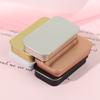 2pcs Metal Rectangular Empty Mini Tin Box Bins Jar Hinged Portable Containers Small Storage Tinplate Push Organizer Candy Pill Cases