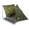 Barraca de camping VidaXL familiar tipo iglu 6 pessoas cor de amora impermeável