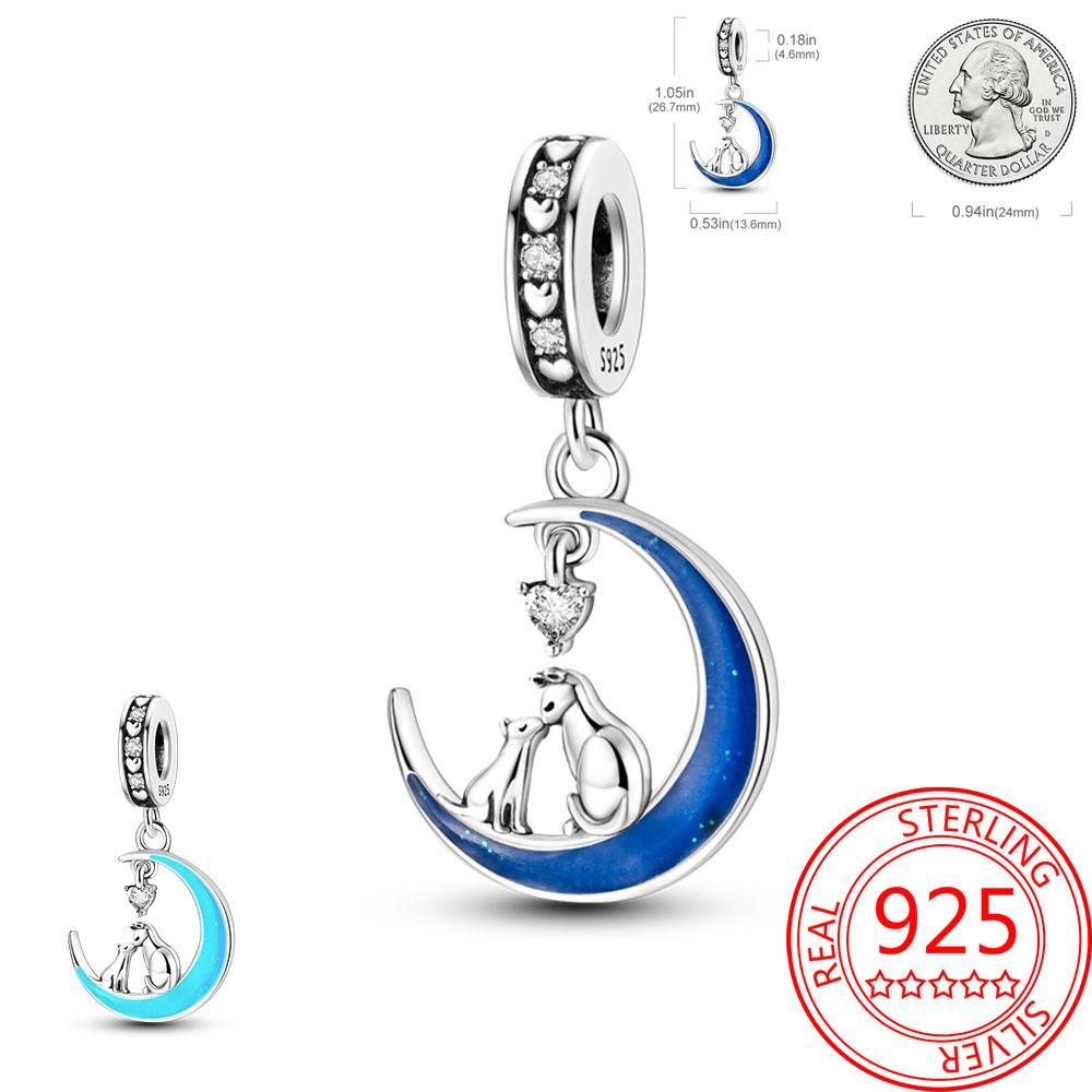 Noctilucent Copper Marine Organism Flowers Firefly Star Moon Build Pendant Bead Fit Bracelet Necklaces Party Gifts