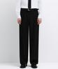 MUSINSA STANDARD Real Wide Hidden Banding Slacks [Black]
