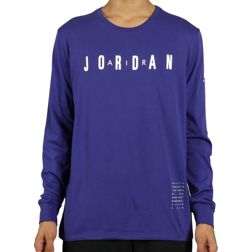 Jordan Air Long Sleeve Crew Neck Basketball Shirt Men tops AJ3987-494