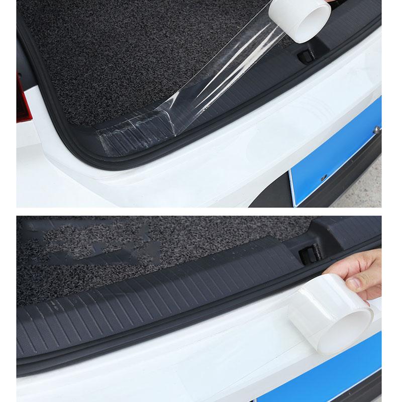 For Toyota Alphard Vellfire 10 20 30 Anh20 Accessories Bumper Invisible Transparent Protective Film Car Sill Strip
