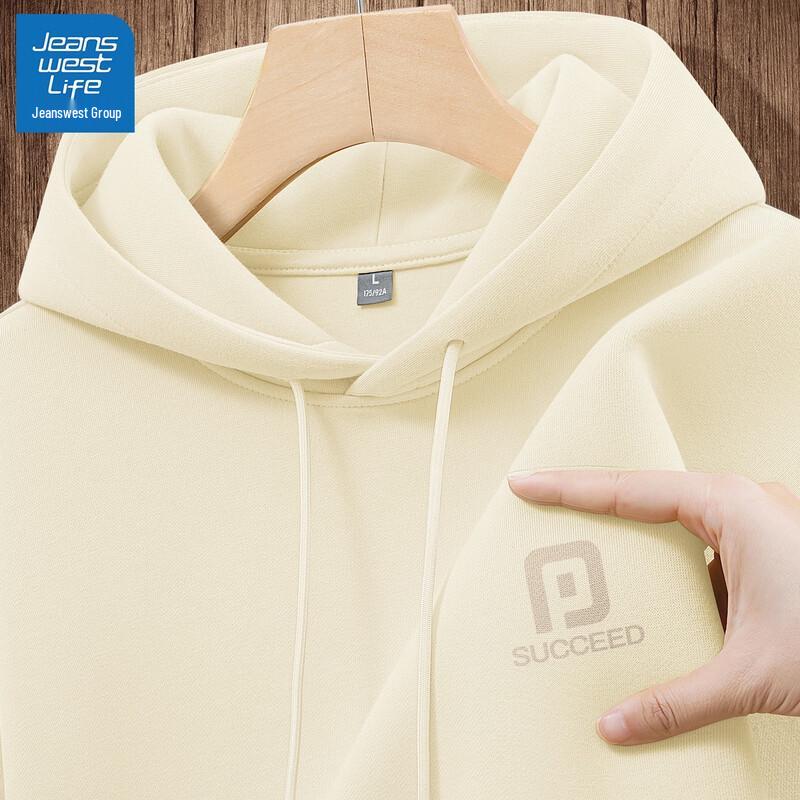 

Jeanswest Men s Loose Fit Hooded Sweatshirt M (170)