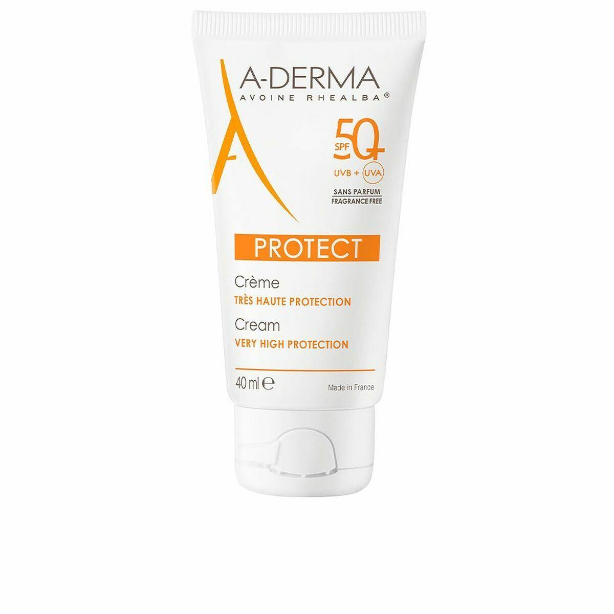 

Солнцезащитный крем A-Derma Protect без отдушек SPF 50+ (40 мл)