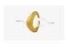 Elegant Gold-Plated Irregular Opening Ring – Simple, Personalized Light Luxury Jewelry for Women
