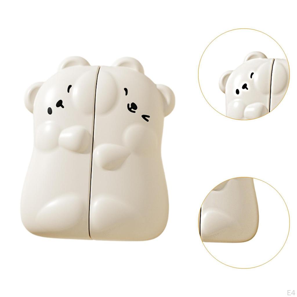 Small Electric Hand Warmer 3 Temperature Settings Adjustable Bear Shaped Portable Pocket