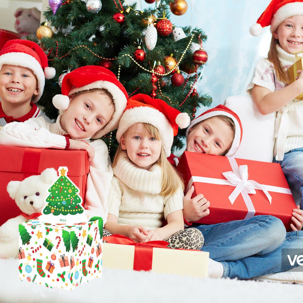 Christmas Theme Money Box With Tree Design For Festive Celebration Gift Exchange