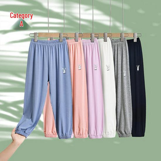 Girls' Winter Warm Velvet Embroidered Cat Base Layer Pants