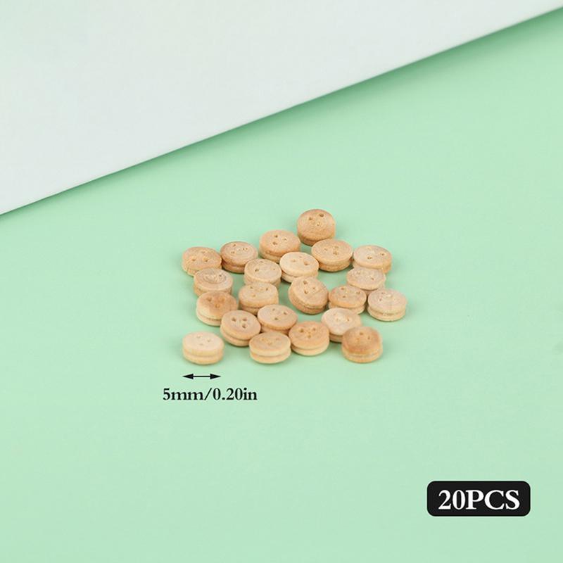 20PCS High Quality Deadeye Pulley 4/5/6/8MM Wooden Model Ship Model Accessories Resuable Wooden Wheels