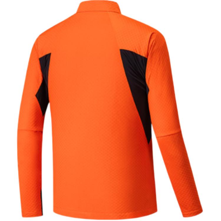 Anta Champion Outdoor Series Stand Collar Casual Versatile Color Block Warm Fashion Knit Sweater Men Tops 152540411-1