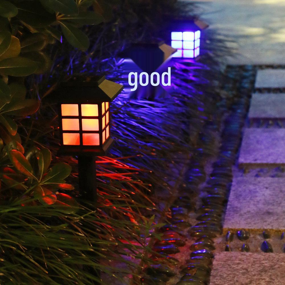 Solar LED Garden Lantern: Outdoor Decorative Courtyard Light for Lawn and Patio