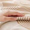 Double Sided Simple Arches Lines Jacquard Chenille Sofa Towel with Tassels, for All Season Living Room Couch Decor Throw Blanket