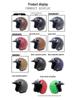 Retro Leather Motorcycle Half Helmet with Visor