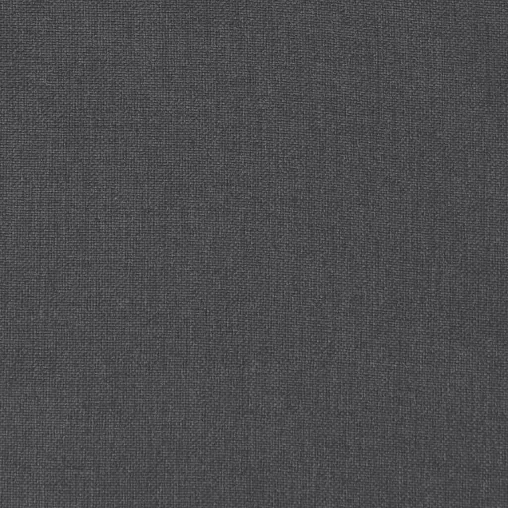 High Back Chair Cushions 2 Pcs. Melange Anthracite 120x50x4 Cm Fabric