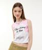 VVV Double Heart Crop Sleeveless _ Pink