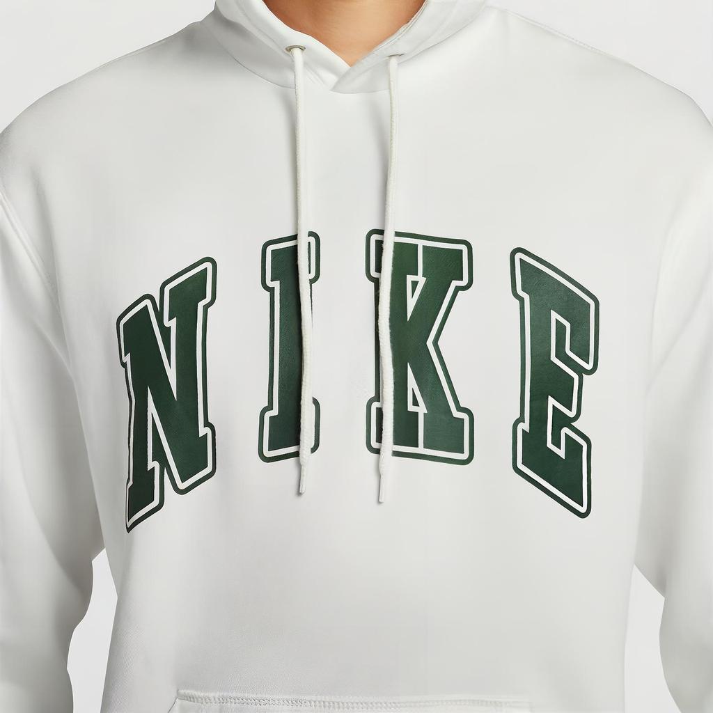 Nike Club Versatile Casual Fleece Pullover Hoodie Men Hoodies Sail Fir-Green FZ0872-133
