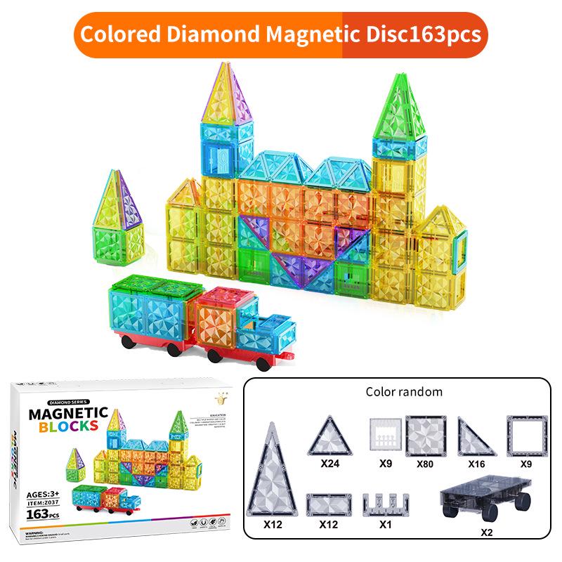 Multicolor Magnetic Window Tiles: Strong, Educational Building Blocks for Children