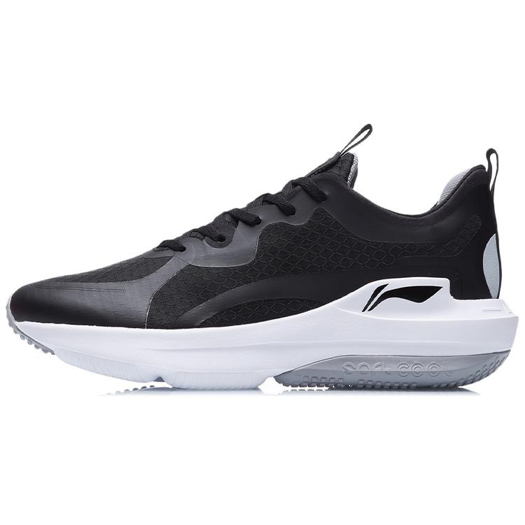 Li Ning Soft COOL Casual Shoes Men's Low top Black/White ARHR045-2